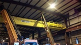 Installation of 50 Ton capacity, 80' span double girder, top running, cab controlled bridge crane