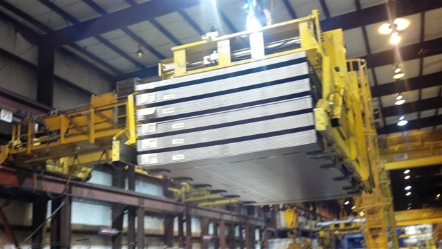 gantry bridge crane below the hook coil grab coil hook sheet lifter